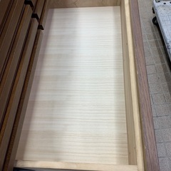 【ジモティー割引で最大15％OFF⭐️】協和木工 木製チェスト 6段 ブラウンの画像