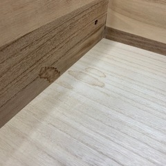 【ジモティー割引で最大15％OFF⭐️】協和木工 木製チェスト 6段 ブラウンの画像