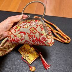 【おまとめ購入1000円割引】女の子　七五三の小物【B】セット（草履/バッグ その他）川崎近辺なら追加費用でお届け可の画像