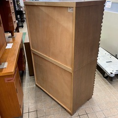 【ジモティー割引で最大15％OFF⭐️】協和木工 木製チェスト 6段 ブラウンの画像