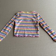54-SHEINストライプ柄Tシャツ
の画像