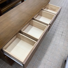 【ジモティー割引で最大15％OFF⭐️】木製キャビネット 3段 ブラウンの画像