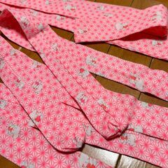 【おまとめ購入1000円割引】女の子3歳　七五三の肌着と帯紐【A】セット　川崎近辺なら追加費用でお届け可の画像