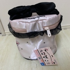 サンリオキャラクターズ ロマンティックガーリー バニティポーチ ピンクの画像