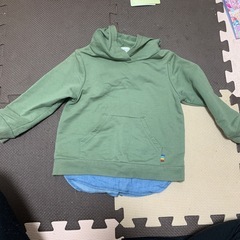 earth  フード付き長袖95サイズの画像