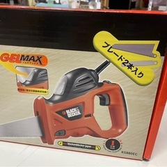 未開封　BLACK&DECKER　ブラックデッカー　電動式ノコギリ　GELMAX　KS880EC　ジェルマックス　電動　鋸　切断　電動工具　DIY　未使用未開封品　③の画像