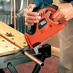 未開封　BLACK&DECKER　ブラックデッカー　電動式ノコギリ　GELMAX　KS880EC　ジェルマックス　電動　鋸　切断　電動工具　DIY　未使用未開封品　③の画像