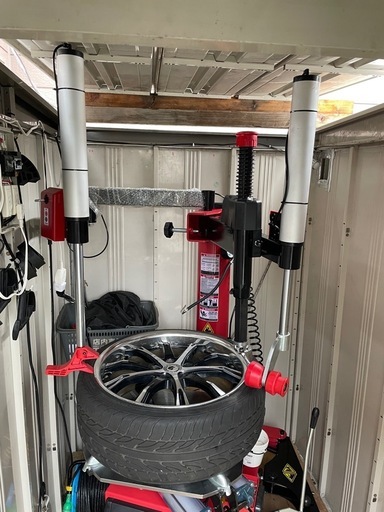 タイヤチェンジャー 100V  サポートアーム付き