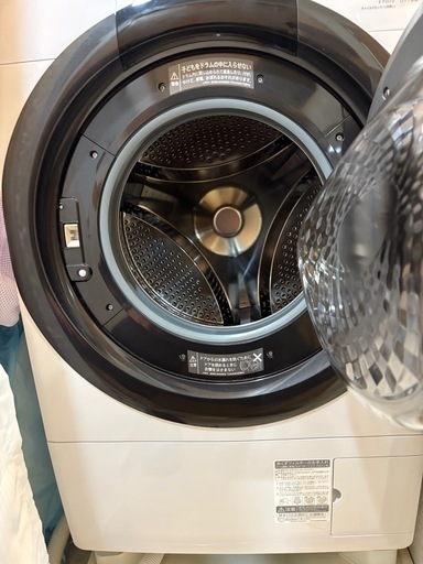 シャープ ES-S7H-WR [クリスタルホワイト] 7kg 縦型 2023年製