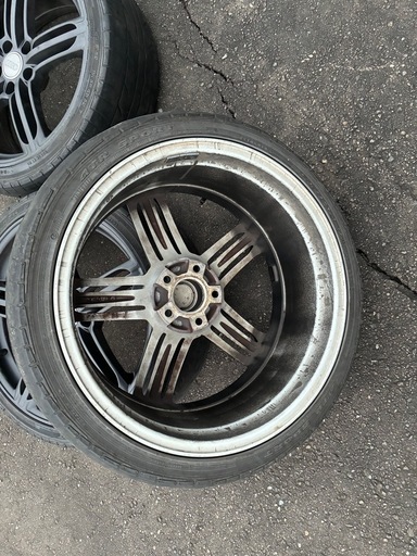 大幅値下げ！取りに来てくれる方限定 245/35R19 ホイル4本セット　アウディA4 クアトロに履いてました  ！
