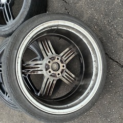 取りに来てくれる方限定 245/35R19 ホイル4本セット　アウディA4 クアトロに履いてました  値下げ交渉OKです！の画像