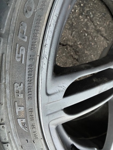 大幅値下げ！取りに来てくれる方限定 245/35R19 ホイル4本セット　アウディA4 クアトロに履いてました  ！