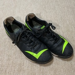 サッカーシューズ　25.0cm DUARIG ブラック　の画像
