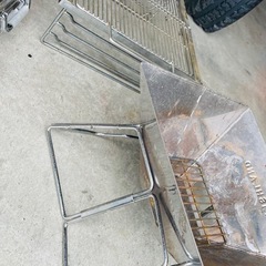 ステンレス　焚き火台　ケース付きの画像