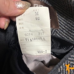 美品・クリーニング済み‼️GIVENCHY ヘリンボーン　メンズ　ロングコートの画像