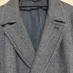 美品・クリーニング済み‼️GIVENCHY ヘリンボーン　メンズ　ロングコートの画像