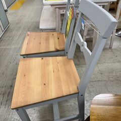 J3117　【リユースのサカイ柏店】　IKEA　イケア　ダイニングチェア2Pセット　椅子2脚　GAMLEBY　の画像