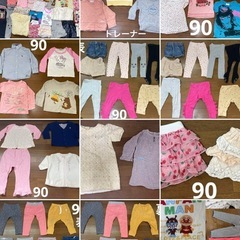 【激安】ベビー服　80 90サイズ　大量　まとめ売り　　57枚　女の子の画像