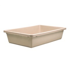 新品 砂場 水遊び　ベージュ トロ舟 プラ舟 80L 2個セットの画像