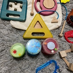 ボーネルンド　おさかなシロフォン　木琴　gg*（ジジ）gakki Kukkia 木製楽器セット　他　赤ちゃん　幼児　おもちゃセット　の画像