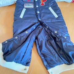 80サイズ！！スヌーピー冬用カバーオール の画像