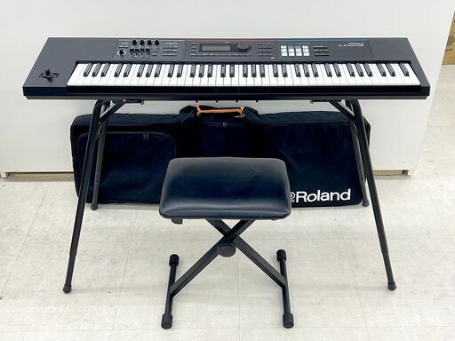 北海道 千歳市/恵庭市 Roland/ローランド シンセサイザー キーボード JUNO-DS76 2021年製 76鍵盤 スタンド/イス/ペダル/ヘッドホン/ケース等 付属品多数