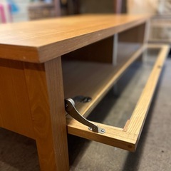 無印良品　テレビボード　muji tv board テレビ台 TVボード ローボード 無印良品 muji オーク材 ナチュラル 北欧 家具 ローボード テレビボード TV cabinet media console 木製 AVボード AVラック ミッドセンチュリー interior shelf リビング収納 シンプル家具 ナチュラル家具の画像