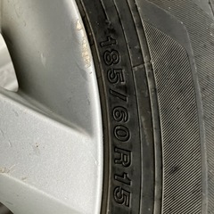 スダットレスタイヤ１８５-65-R15 アルミホイール付き４本セットの画像