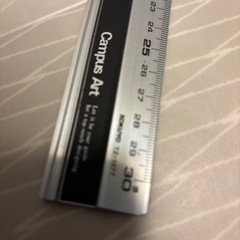 ステンレス　定規　滑り止めつきの画像
