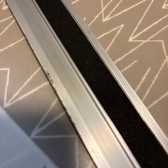 ステンレス　定規　滑り止めつきの画像