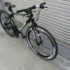 E625★　16800円★整備済み スポーツ中古自転車 CANOVER　ブラック　３×7　48ｃｍ【アルミクロスバイク】の画像