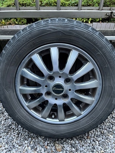 ダンロップ　13インチスタッドレス　タイヤホイール4本セット　エブリイワゴン