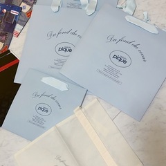 ヒスミニ ジェラピケ ショップ袋ギフトバックBOX9枚セットの画像