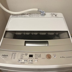 洗濯機　AQUA 　の画像