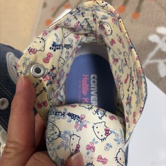 コンバース　キティコラボ24cmの画像