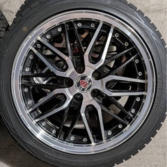 プリウス50 スタッドレス　シュタイナーアルミホイール17インチ4本セットの画像