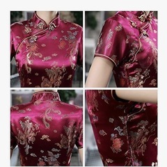 新品チャイナドレス🇨🇳チャイナコスプレ　サイズSの画像