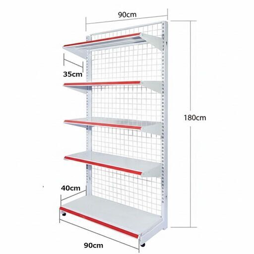 「業務用」什器 店舗展示棚 W90×H180 店舗什器 陳列棚 コンビニ