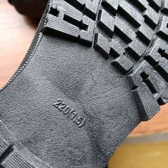 新品 22cm レディース ブーツ ブラック 厚底 シューズ ショートブーツ【B065-Z】の画像