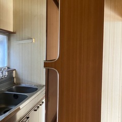 昭和レトロ　食器棚の画像