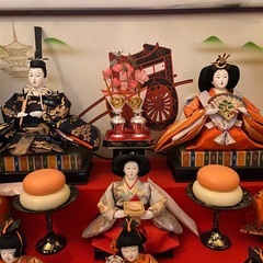 ひな人形 5段 ランプ付 オルゴール付の画像