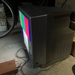 レトロゲーム用 フラットブラウン管テレビ 25型 東芝 25ZS15の画像