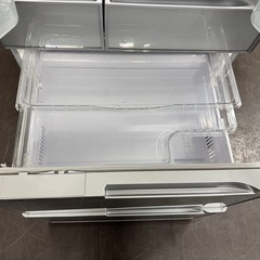 A1733🌟配送♻️設置可能‼️2012年製日立　6ドア　620L冷蔵庫R-B6200🌟動作確認済⭕️保証付き✅の画像