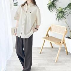 《JaVa ジャバコラボ》胸刺繍ボタンダウンシャツの画像