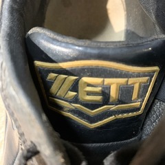 野球　スパイク　サイズ25.0　ZETT 黒の画像