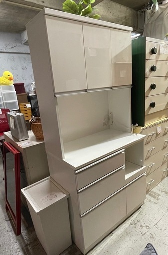 NITORI ニトリ 食器棚 キッチンボード 生活家具 ホワイト キッチン収納