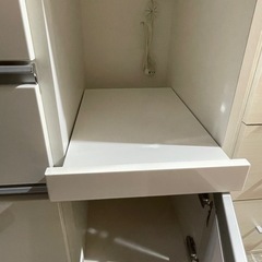 NITORI ニトリ 食器棚 キッチンボード 生活家具 ホワイト キッチン収納 収納家具 1026-012の画像