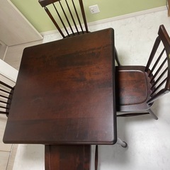 北海道民芸家具　ダイニングテーブル ★ ★ ★引取り限定★ ★ 