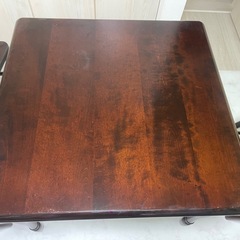 北海道民芸家具　ダイニングテーブル ★ ★ ★引取り限定★ ★ の画像