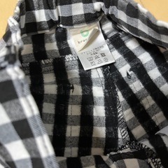 ブランシェス　チェック柄スキニー　120cmの画像